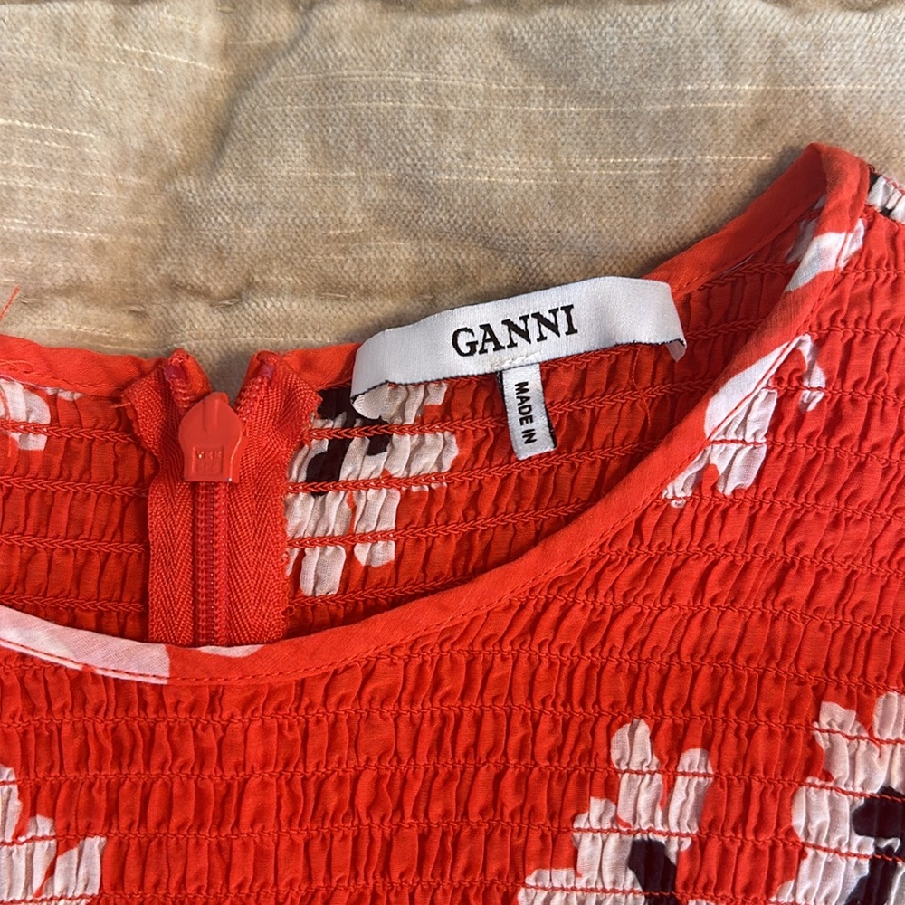 Ganni Red Top - Picture 4 of 5